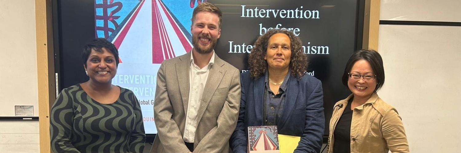 Patrick Quinton-Brown wins Sussex International Theory Prize for his book Intervention before Interventionism – A Global Genealogy