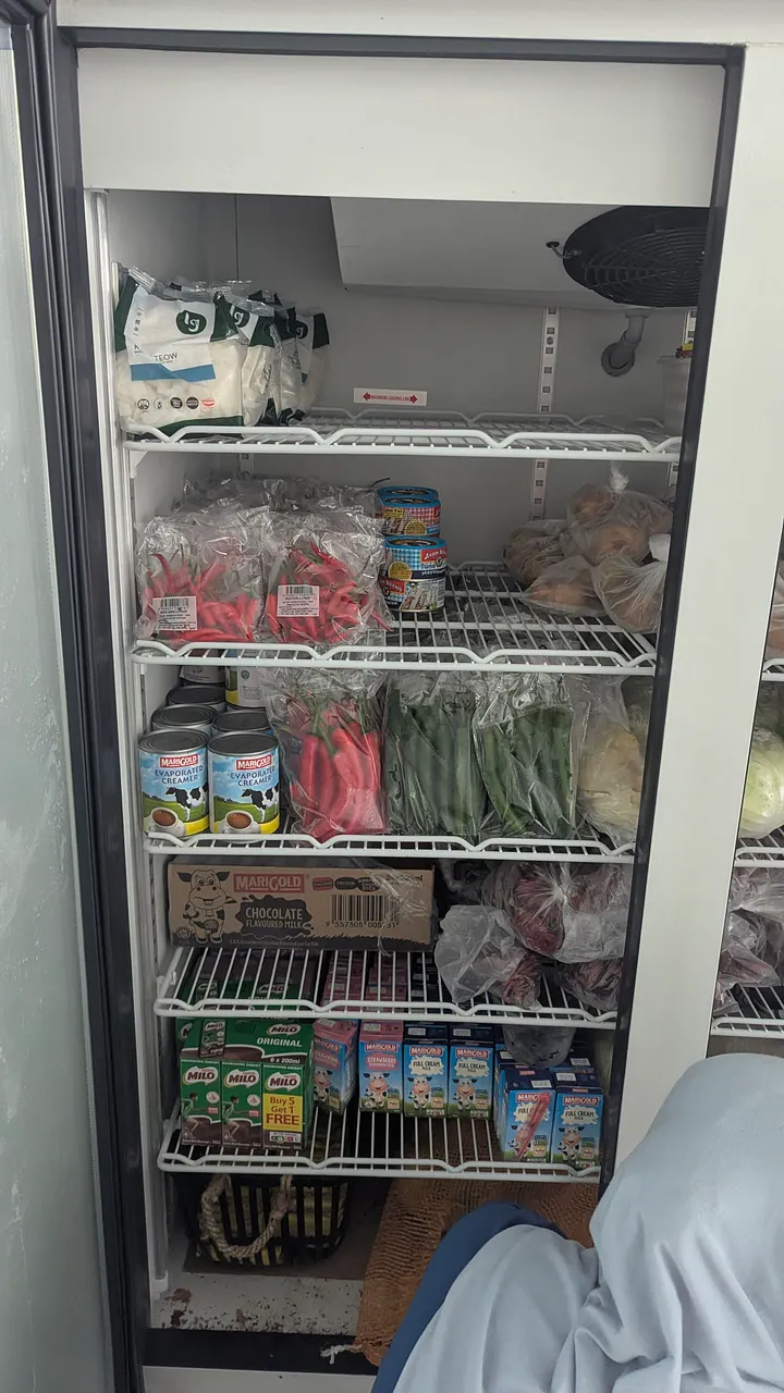 A refrigerator provided by Give Asia for the Community Fridge Initiative. Photographed by Mohammad Khamsya Bin Khidzer, 2025